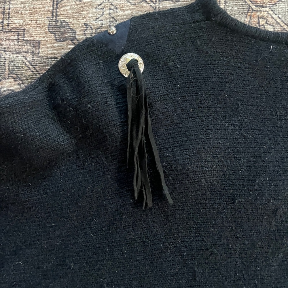 34. VINTAGE WESTERN KNIT SWEATER SZ M - Picture 7 of 7